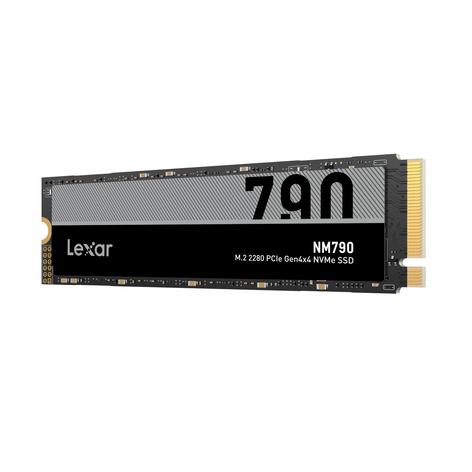 Lexar NM790 2 TB SSD, PCIe Gen4x4 NVMe 1.4 M.2 2280 SSD, hasta 7.400 MB/s de Lectura, 6.500 MB/s de Escritura, para PS5, PC, Ordenador portátil y Jugadores