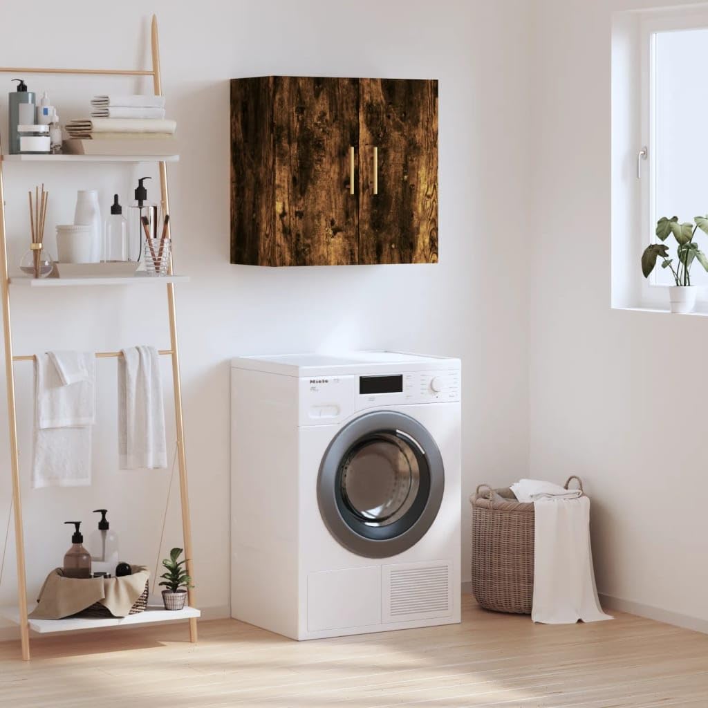 Armoire flottante en bois d'ingénierie avec grand espace pour gagner de la place