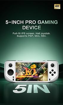 Amazon | YOIQI E 6ハンドヘルドゲーム機5型4 Kスクリーン対応60
