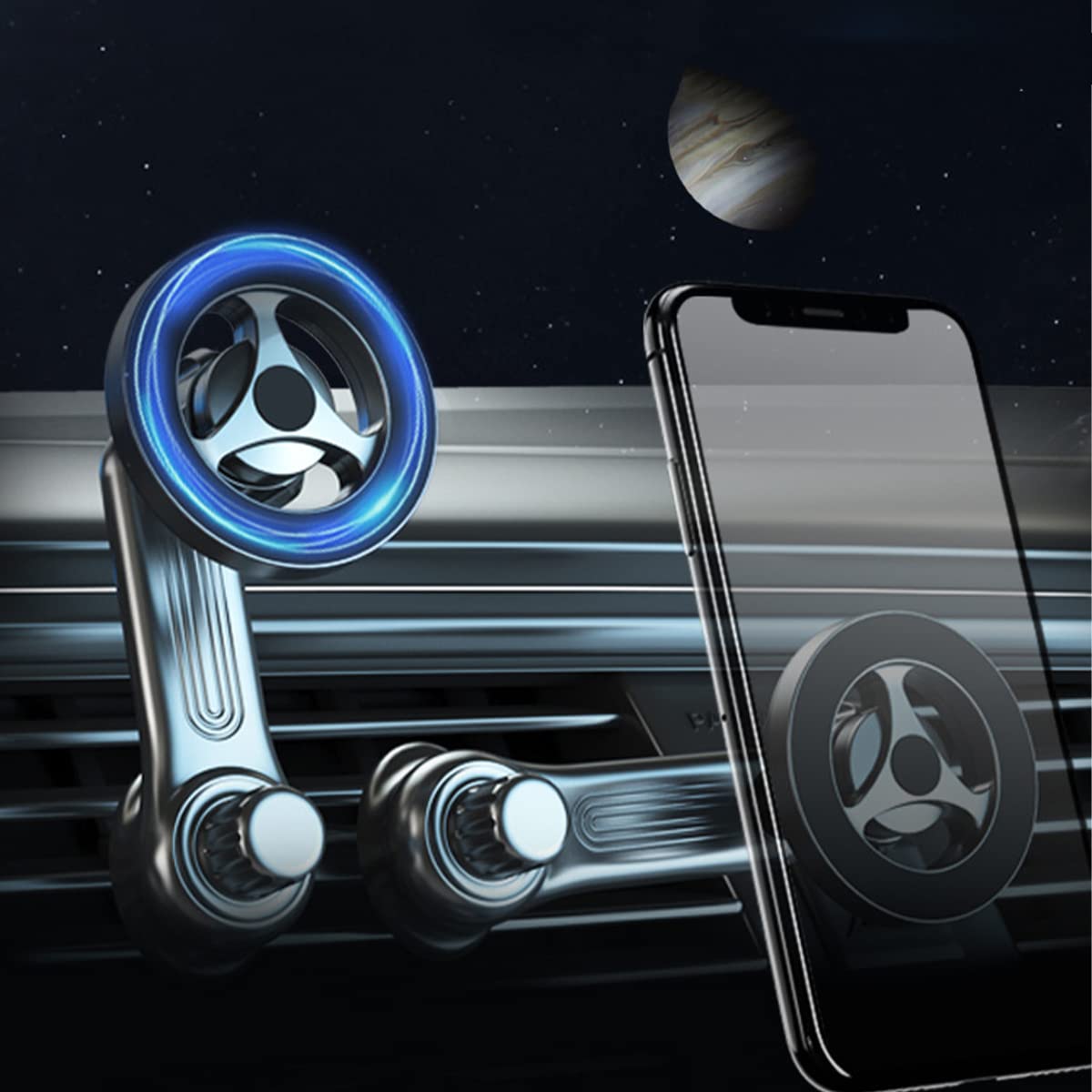 Supporto Telefono PhoneThrone Clip Universale Supporto Universale Per Cellulare Su Moto E Bici - Porta Telefono Con Clip, Nero, PhoneThrone, Garanzia 2 Anni Accessori Moto - Foto 5