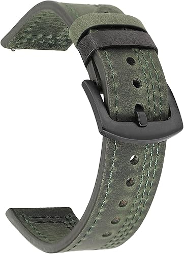 Miniatura 8 de Correa de 20 de 0.866 in para Samsung Galaxy Watch 4Classic3461.654 inActive 2 Gear S33 41 1.772 in, pulsera de cuero universal (color beige 1,