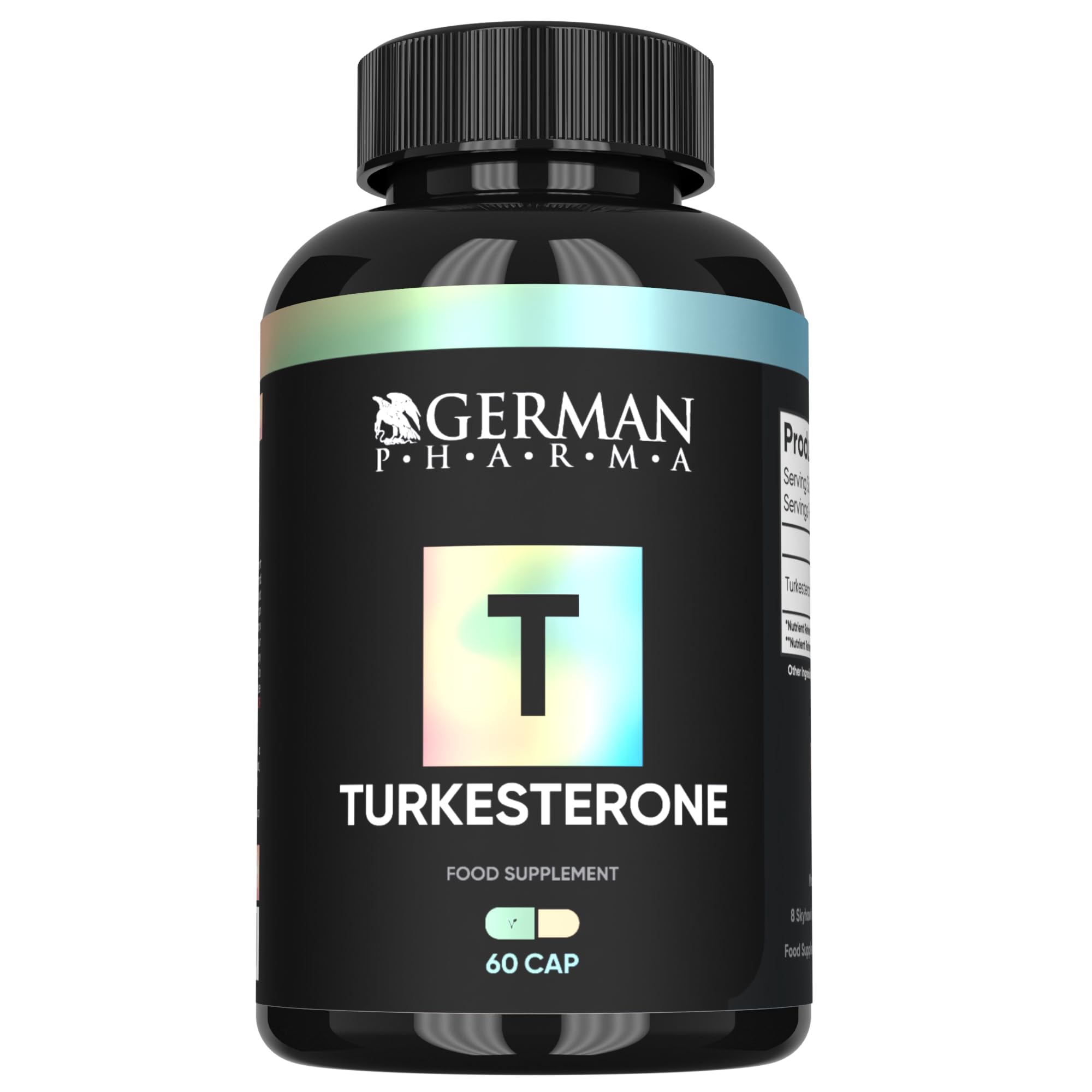 Turkesterone 250mg, Ajuga Turkestancia Extract for Muscle & Strength, 60 Vegetarian Capsules - Made in The UK