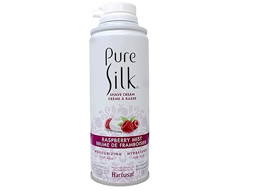 Miniatura 7 de Pure Silk Crema de afeitar con aloe, niebla de frambuesa, 5 onzas - Paquete de 3