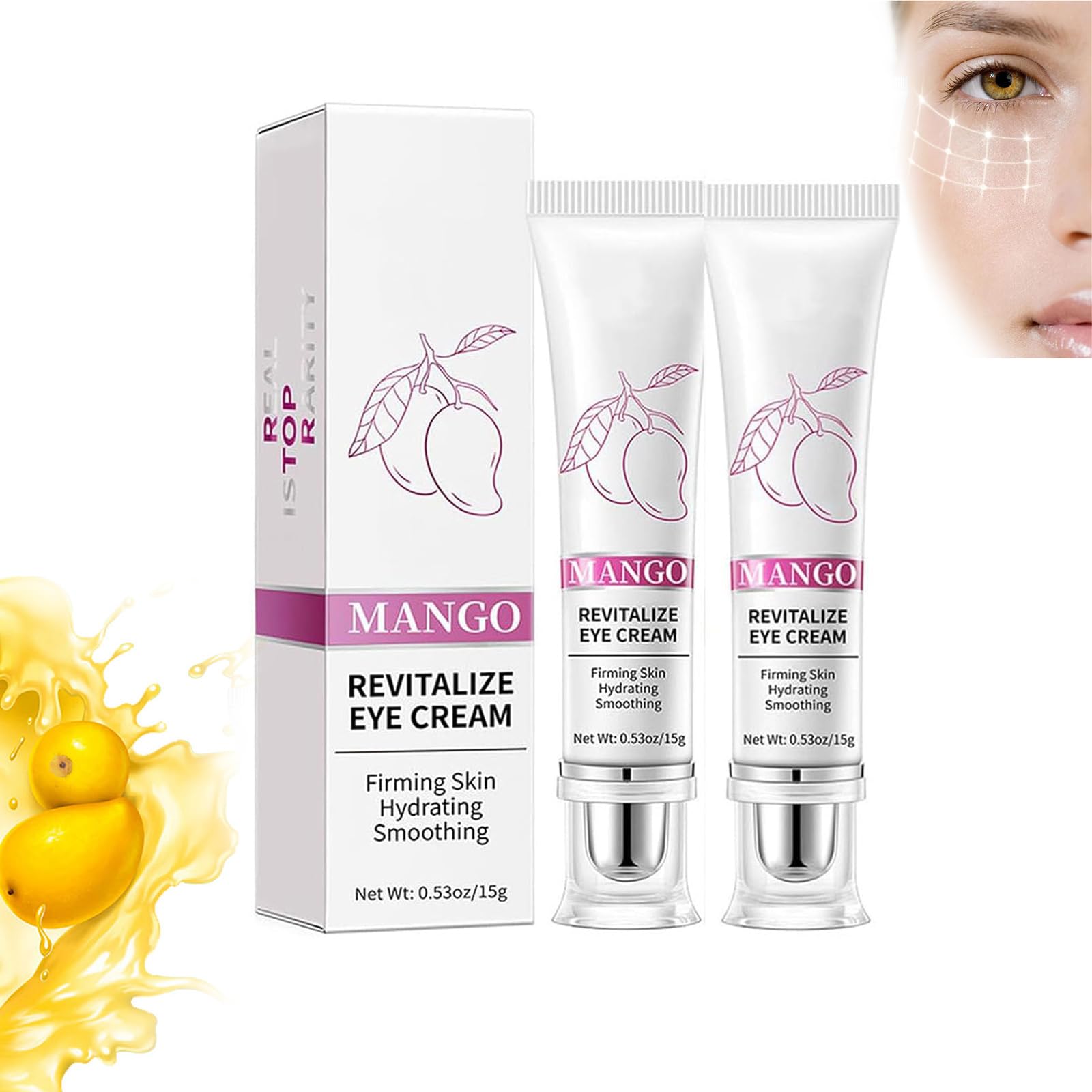 YofAb Mango Revitalize Eye Cream - Hydrating Firming Serum