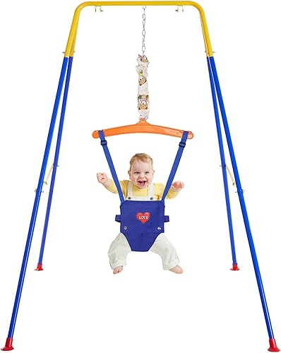 Jersey de bebé con soporte, juego de columpios para niños pequeños para jugar en interiores y exteriores, jersey para bebé de 6 a 24 meses, jerséis