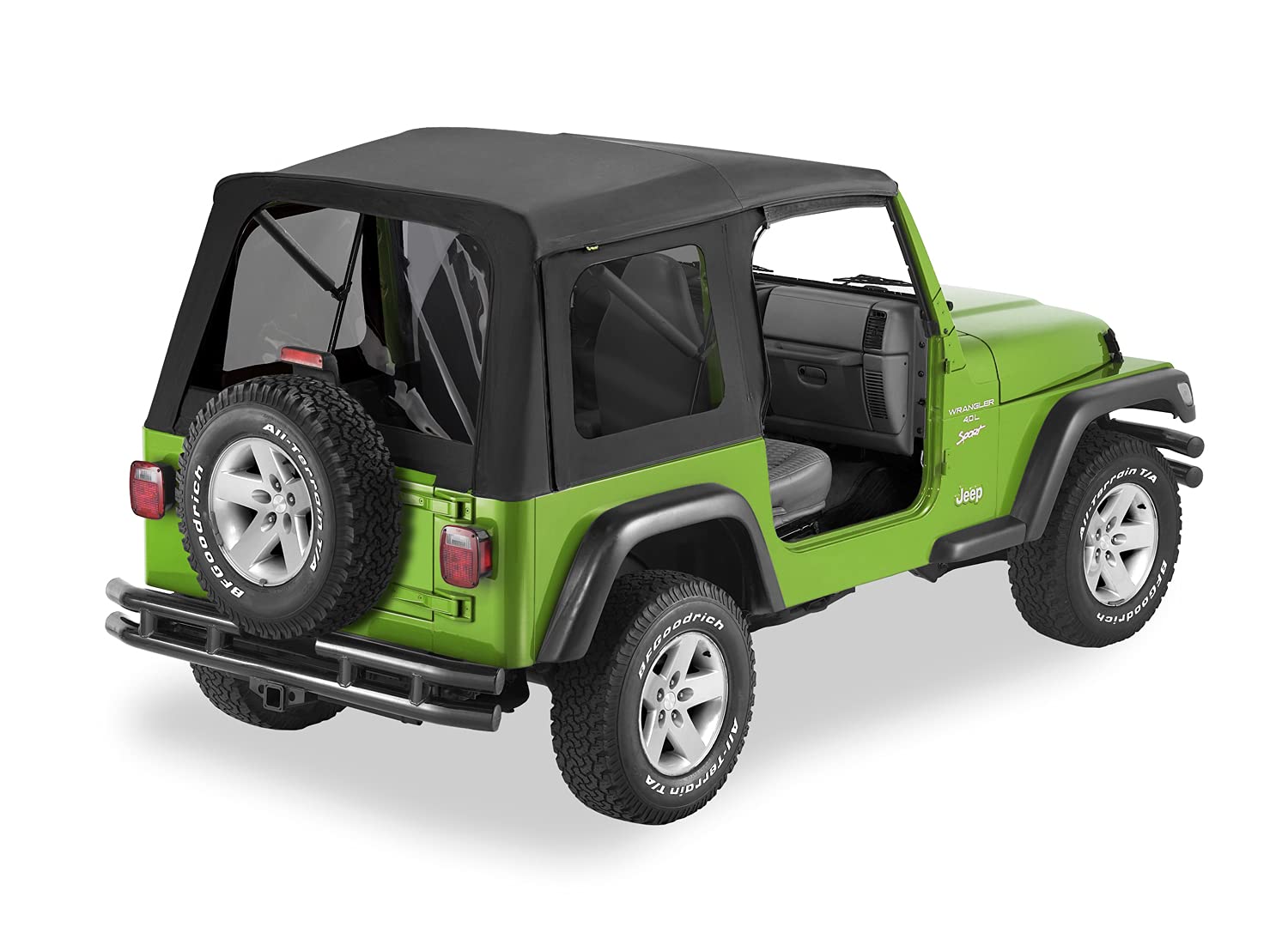 Amazon.com: Bestop 54709-35 Jeep 97-06 Wrangler; No doors included