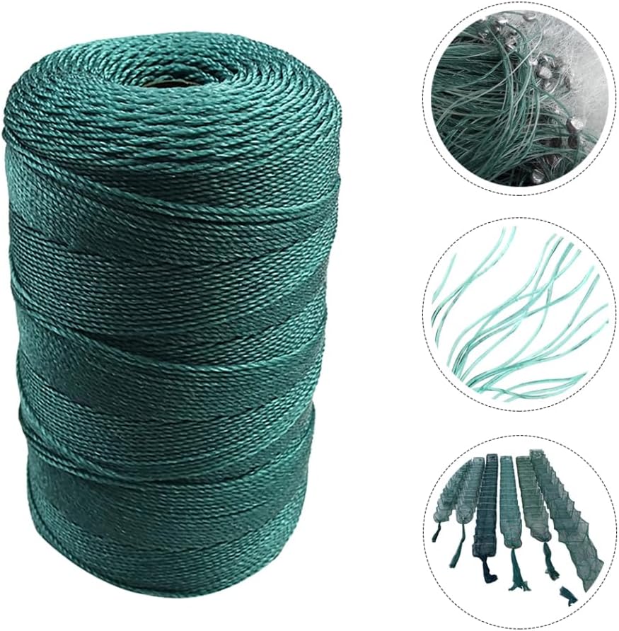 BESPORTBLE Fish Wire 2 Rolls Fishing Net Repair Line Fishnet Repair Line Fishing Line Jute Rope Fish Line Flourocarbine Fishing Line Fly Fishing Line Twine Nylon Multipurpose Packing Rope