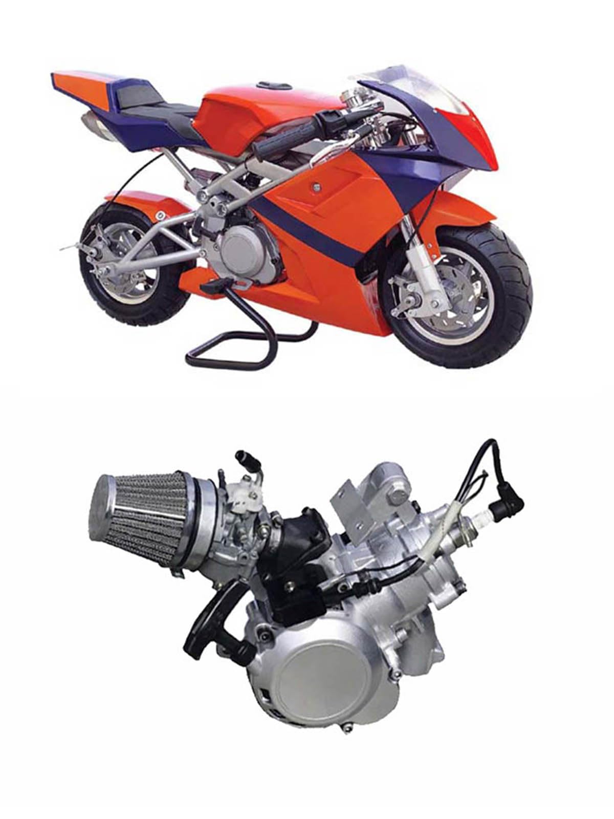 Blata Water Cooled Pocket Bike Water Cooled Engine 39CC MT A4