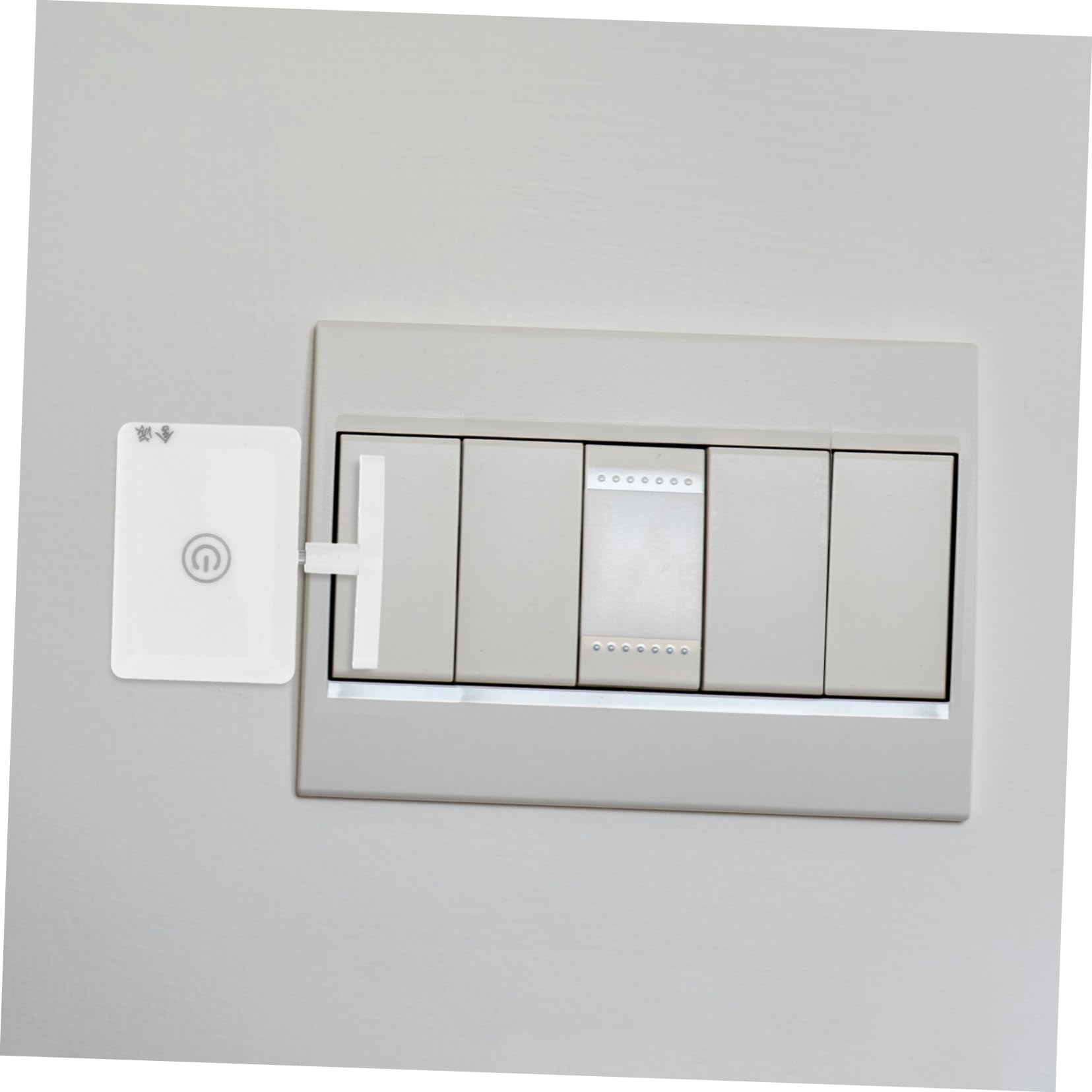 Operitacx Interruptor Inalambrico 12v para Luces y Lámparas, Pulsador Inalámbrico con Control Remoto, 2 Juegos, Abs, Recargable, para Hogares y Trabajo