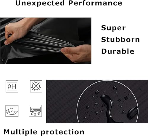 Miniatura 3 de Revestimiento de estanque de 20 pies × 30 pies, HDPE, forro de estanque negro, forro de estanque de jardín grande, forro flexible para estanques