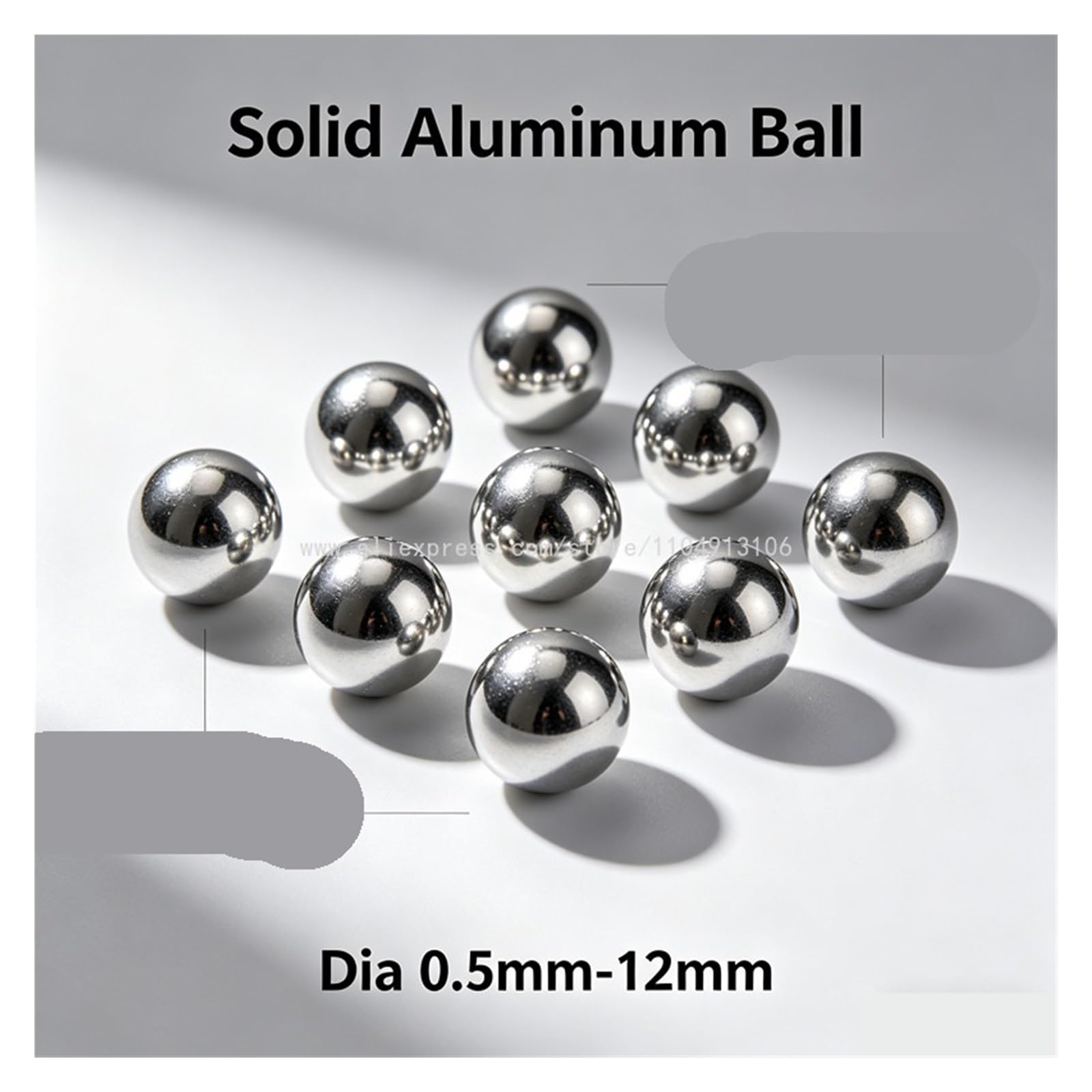 Billes de Précision en Acier Inoxydable Boule en aluminium pur solide