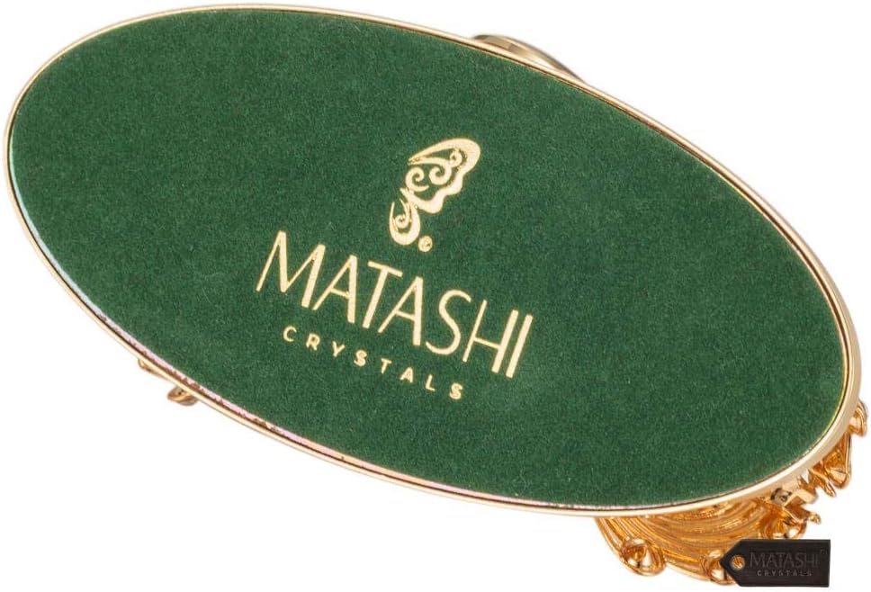 Matashi 24K Gold Plated Loving Swans Figurine Clock – Elegant Tabletop Ornament - Gift for Mom, Wife, Grandma, Daughter – Thoughtful for Mother’s Day, Birthday, Christmas - Home, Office, Bedroom Decor