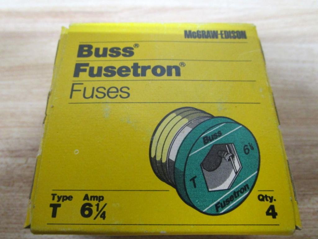 Bussmann T6-1/4 Fuse T614 (Pack of 4)