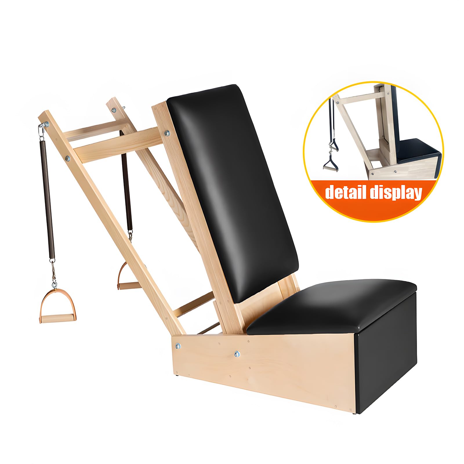 Holzpilates Armstuhl, hochwertige professionelle Pilates -Ausrüstung für Zuhause, Studio, ergonomisches Design