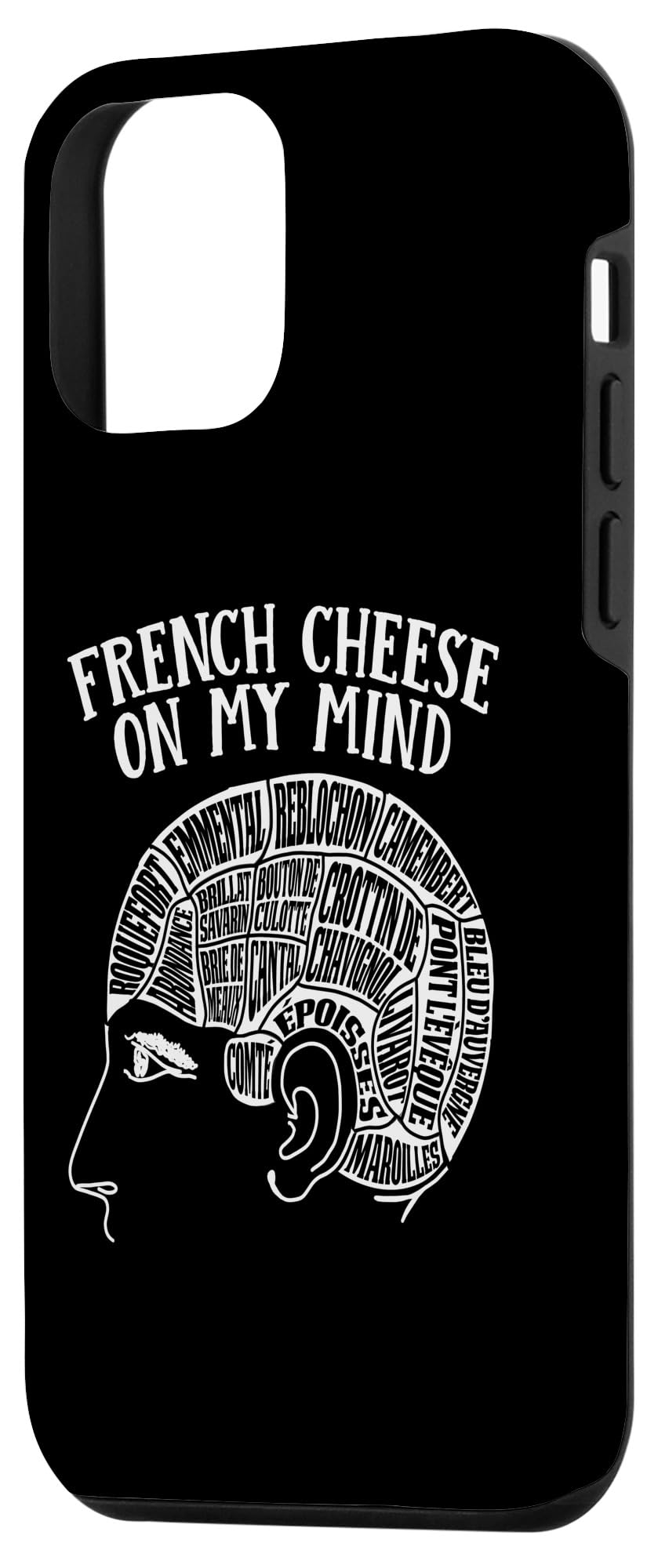 iPhone 12 mini French Cheese for France Lovers Case - Image 2