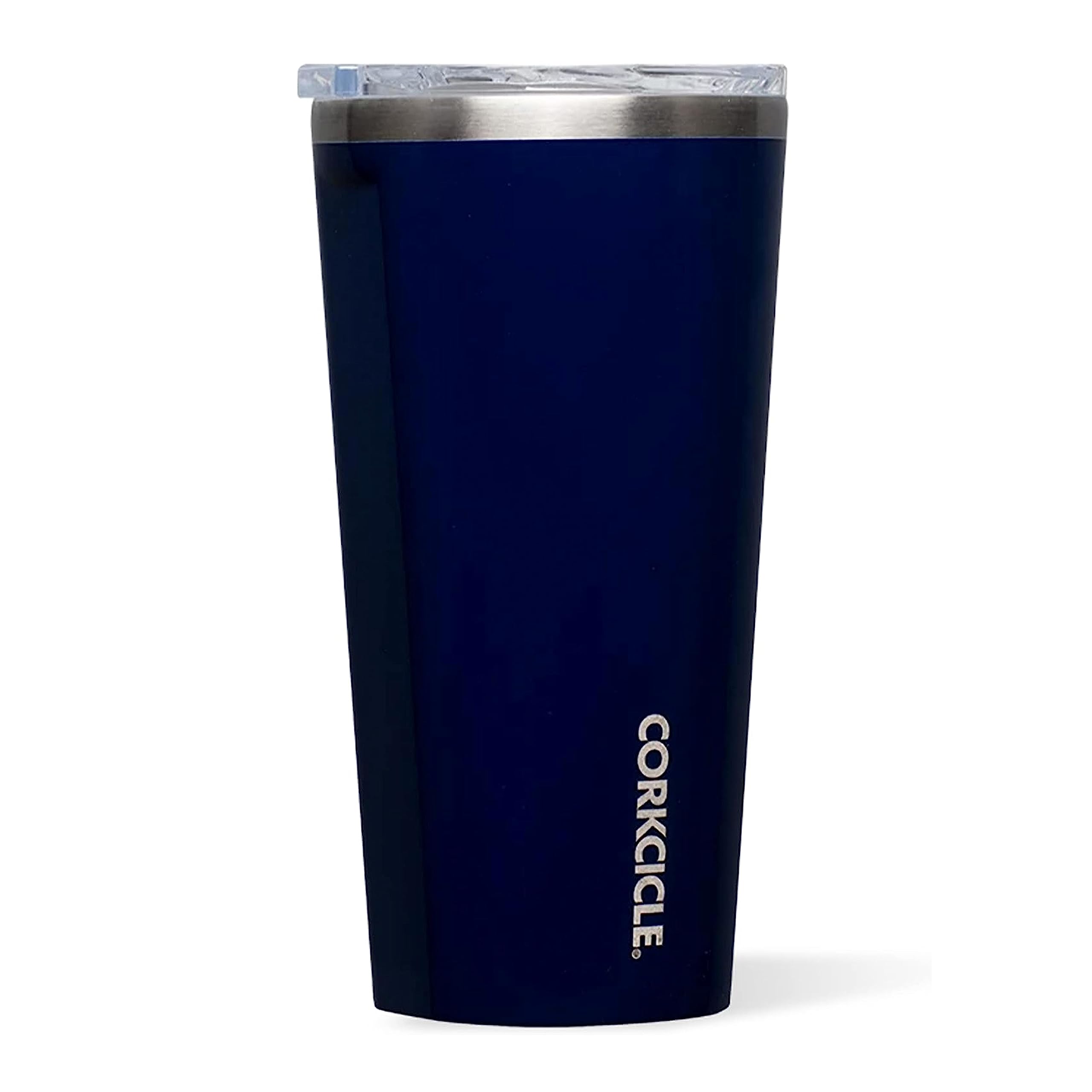 Tumbler - Triple Insulated Stainless Steel Travel Mug with Shatterproof Lid - Spill Proof, Reusable, BPA-Free, Dishwasher Safe - Gloss Midnight Navy, 475ml/16oz