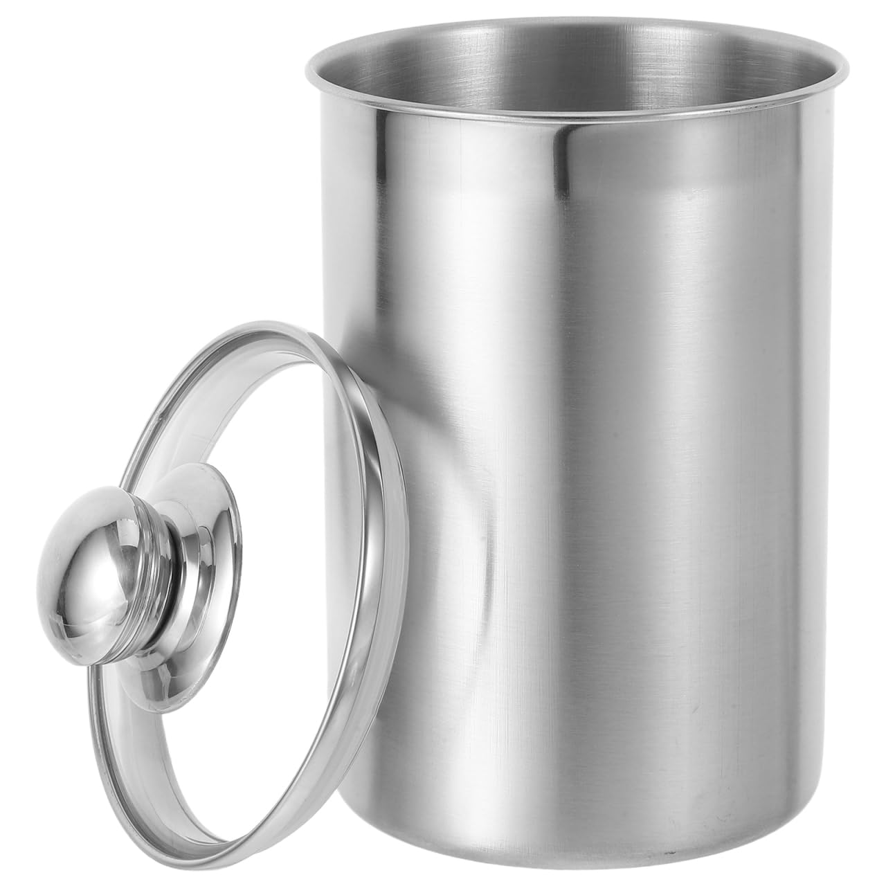 Boîte de rangement pour farine en inox avec couvercle hermétique contre l'humidité