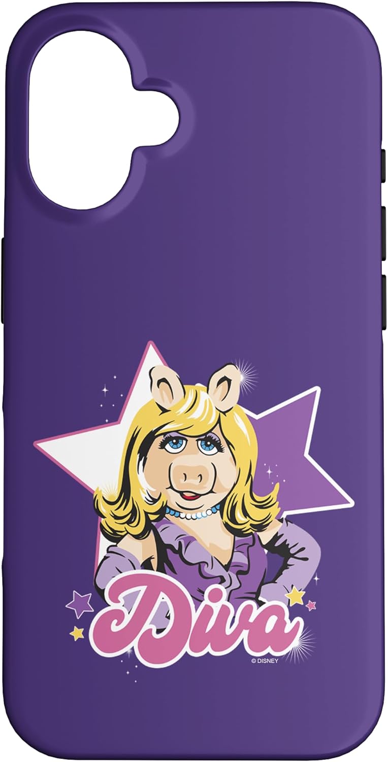 iPhone 16 Disney The Muppets Miss Piggy Diva Portrait Case