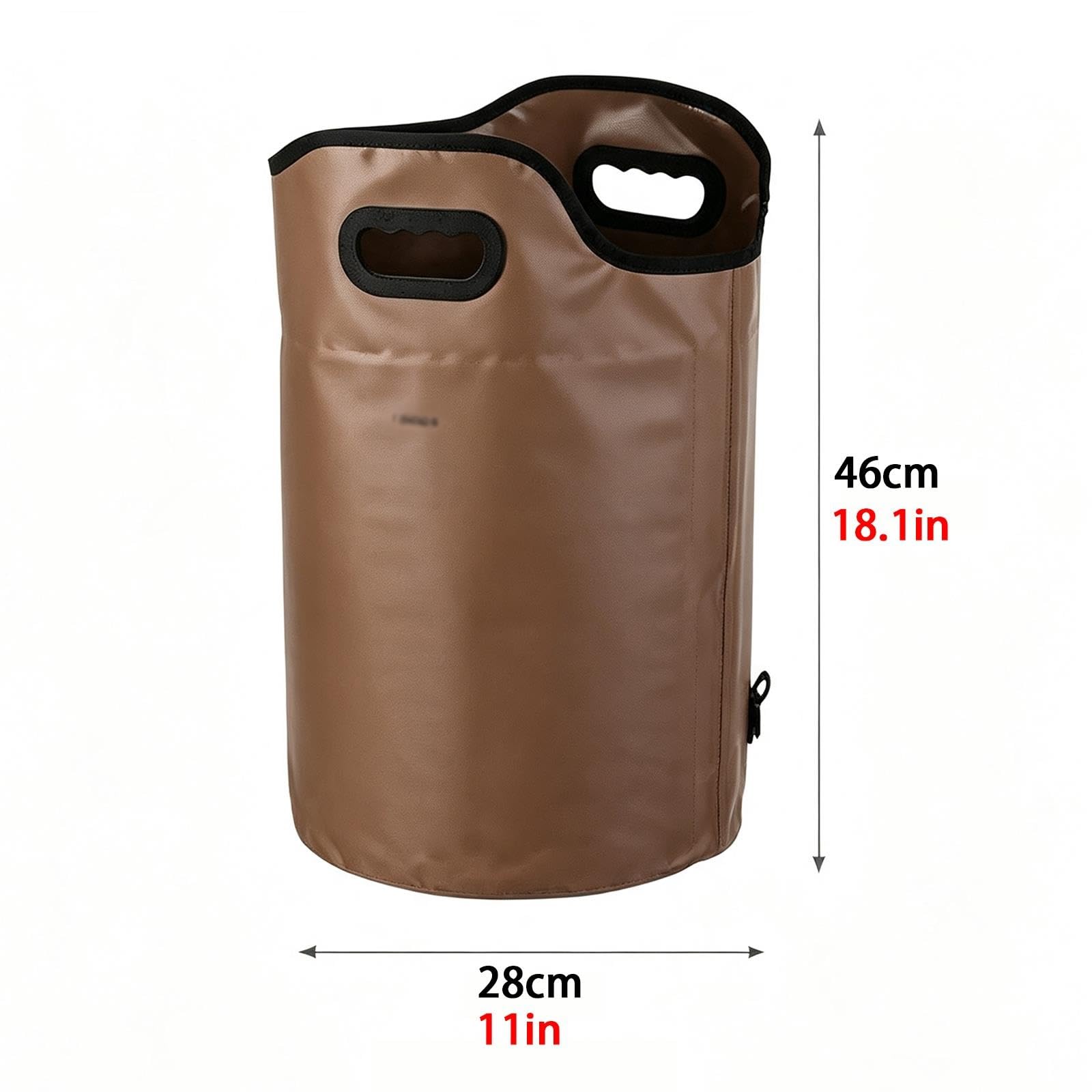 Vasca Bagno I Piedi, Design Profondo Isolamento Termico 18,1 Pollici | Tessuto Impermeabile Ispessito,Base Stabile,Design Gancio Appendere,Beccuccio Scarico In Posizione Bassa