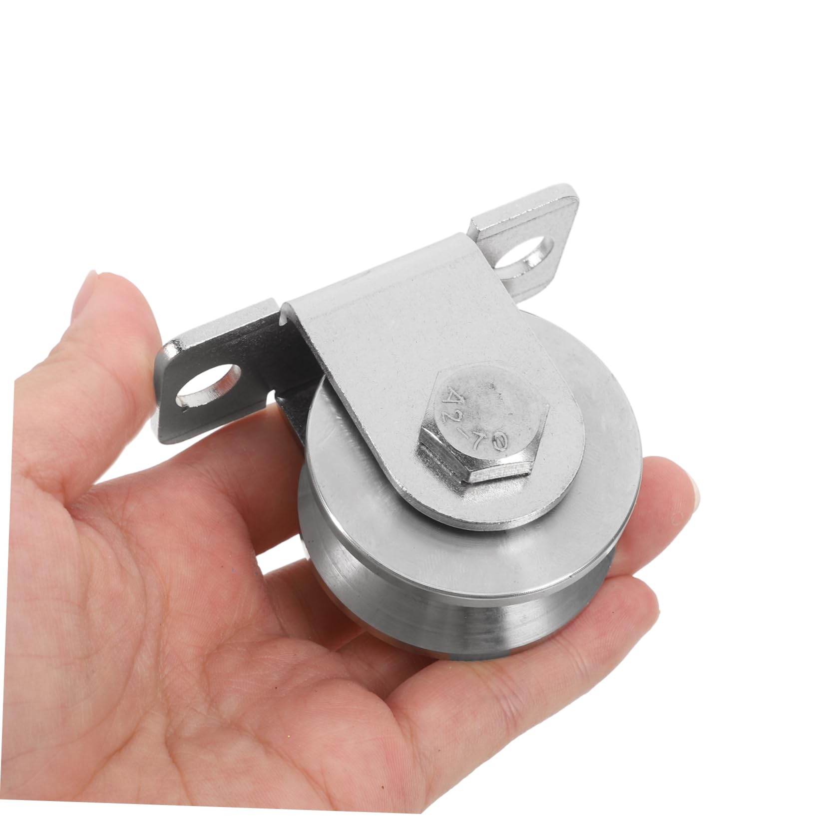 VALICLUD Puleggia con Cuscinetti Interni 48mm per Fune in Acciaio Inossidabile Sistema Pulegge Versatile, Funzionamento Uniforme Confezione da 2 Pezzi per Porte Scorrevoli
