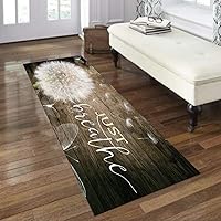 Vista 24 de JUST BREATHE Alfombras negras y doradas de 100 dólares, alfombra antideslizante con parte trasera de goma para cuarto de servicio, alfombra