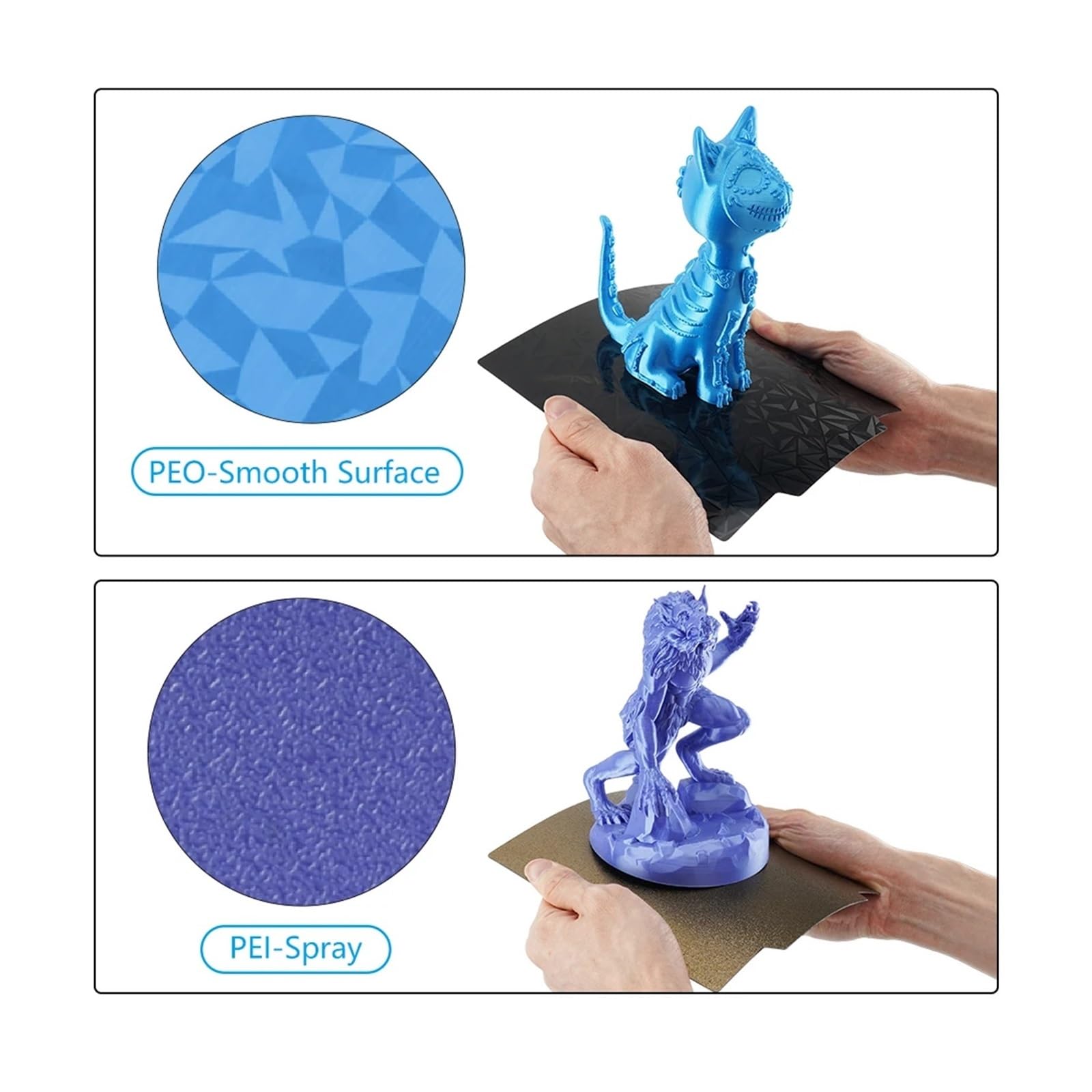 For Ender 3 Build Plate Ender 3 V2 / Ender 5 /Pro H1H PEY PEO PET PEI(PEO-PET (no base))
