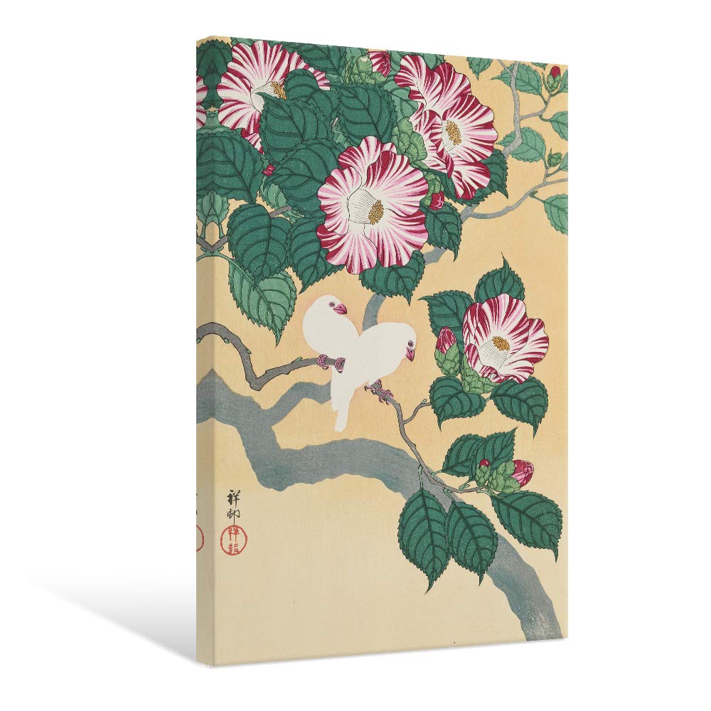 花鳥図 椿に小鳥 額装 絵画 落款あり 日本画風 手描き 花鳥図 椿に小鳥 額装 絵画 落款あり 日本画風 手描き - メルカリ