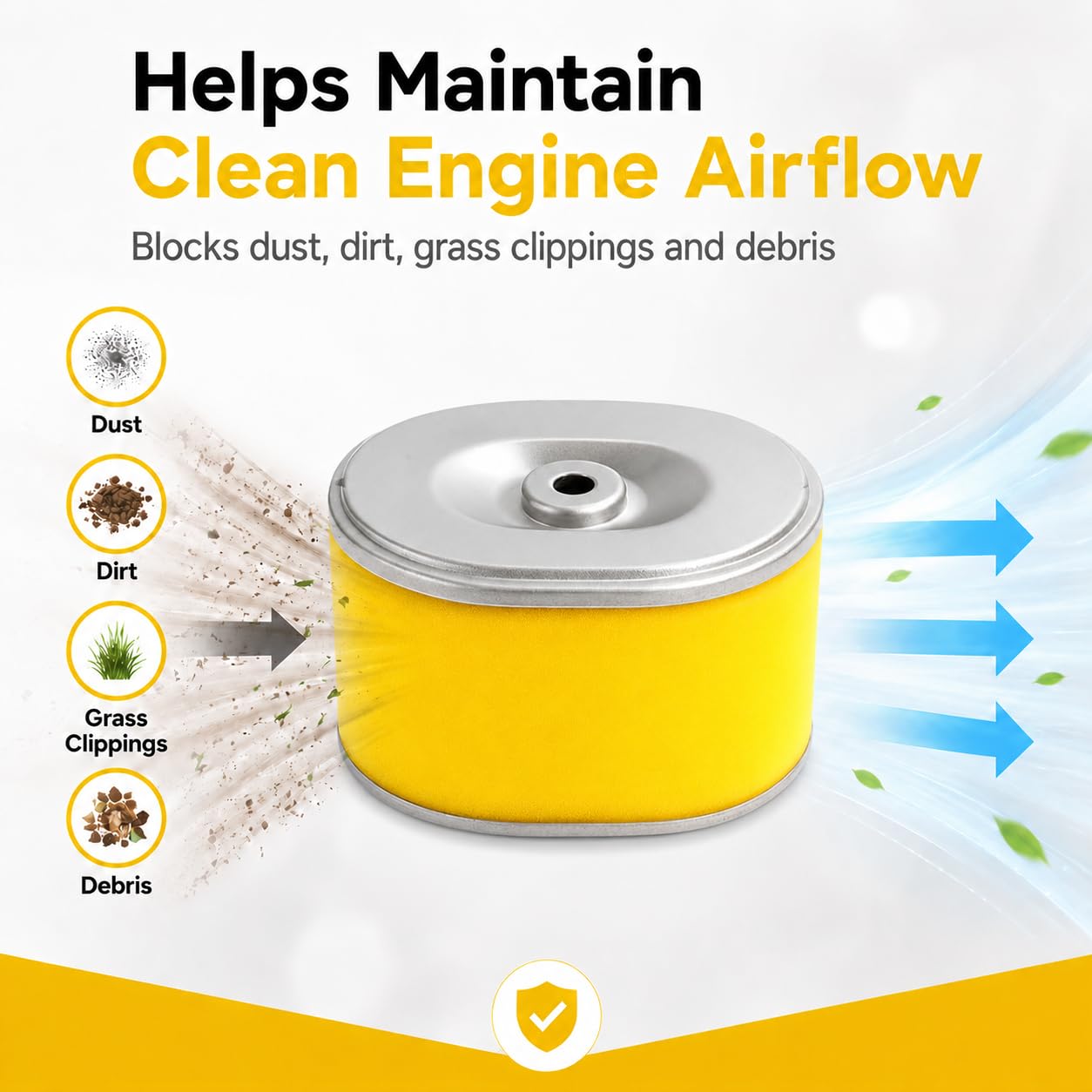 Amazon.com : GX160 Air Filter Compatible with GX140 GX200 17210