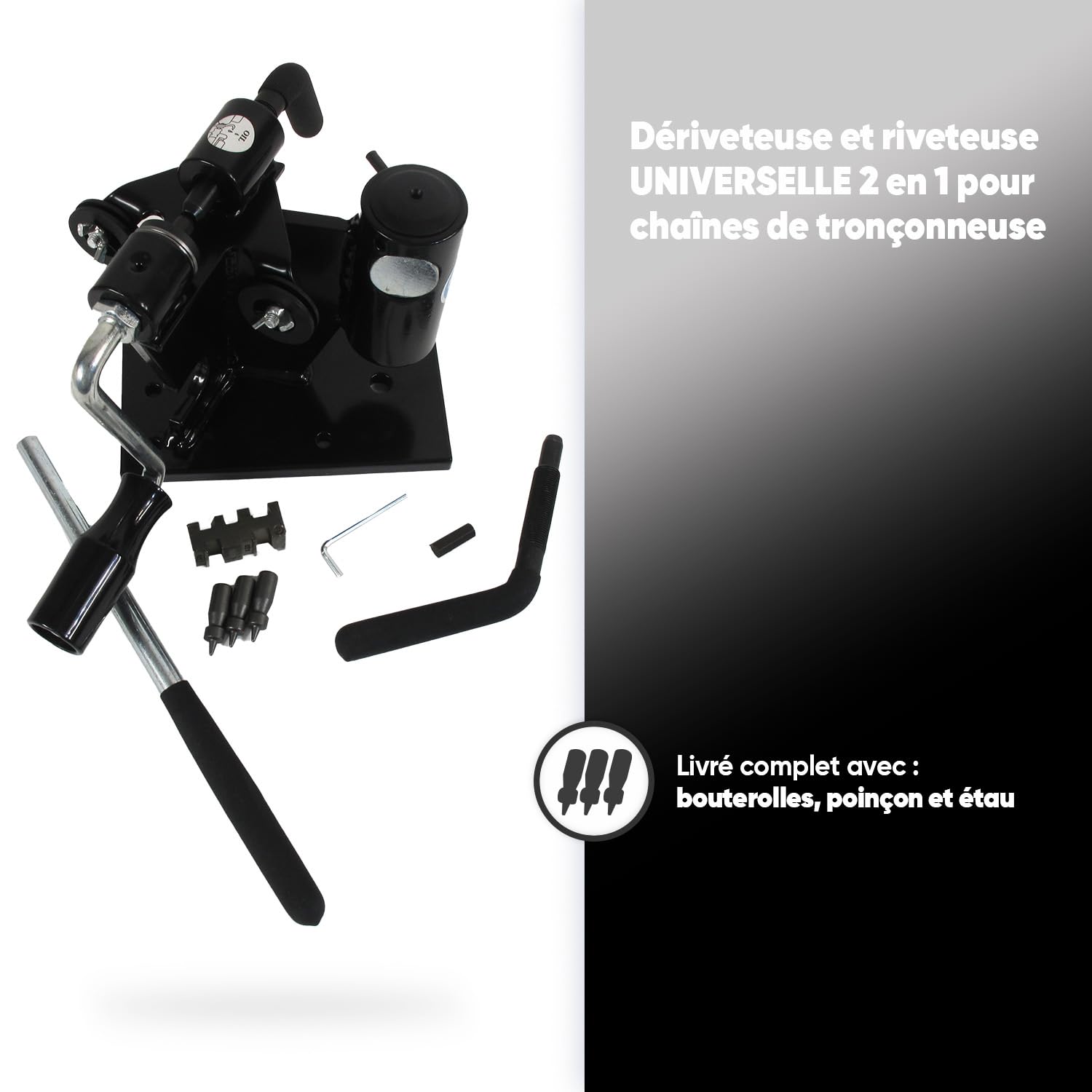 Greenstar 520135 - Dériveteuse/riveteuse universal 2-in - 1