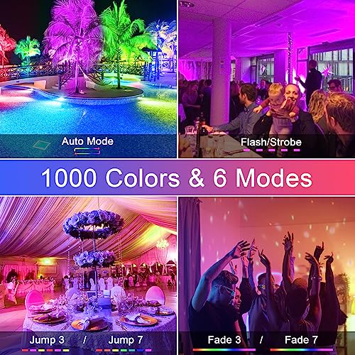 Upgraded-LED-Flood-Light-Outdoor-25W-4-Pack-DIY-Color-Changing-Halloween-Patio-Floodlights-with-Remote-IP66-Waterproof-RGB-Spot-Light-Timing-Uplights-for-Events-Party-Stage-Light