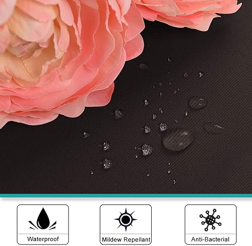 Miniatura 4 de Cortinas Nicetown para exterior, 1 panel con pestaña superior