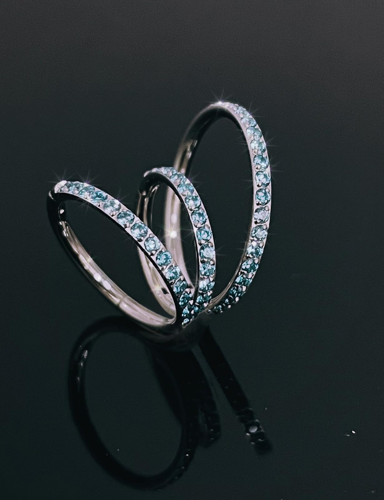 20G 18G 16G Cancella CZ Anelli da Naso Cerchio in Acciaio Chirurgico 316L Orecchini per cartilagine Cerchio 5-12mm Gioielli penetranti Daith Helix Rook Trago Gioielli penetranti Orecchino in Acciaio