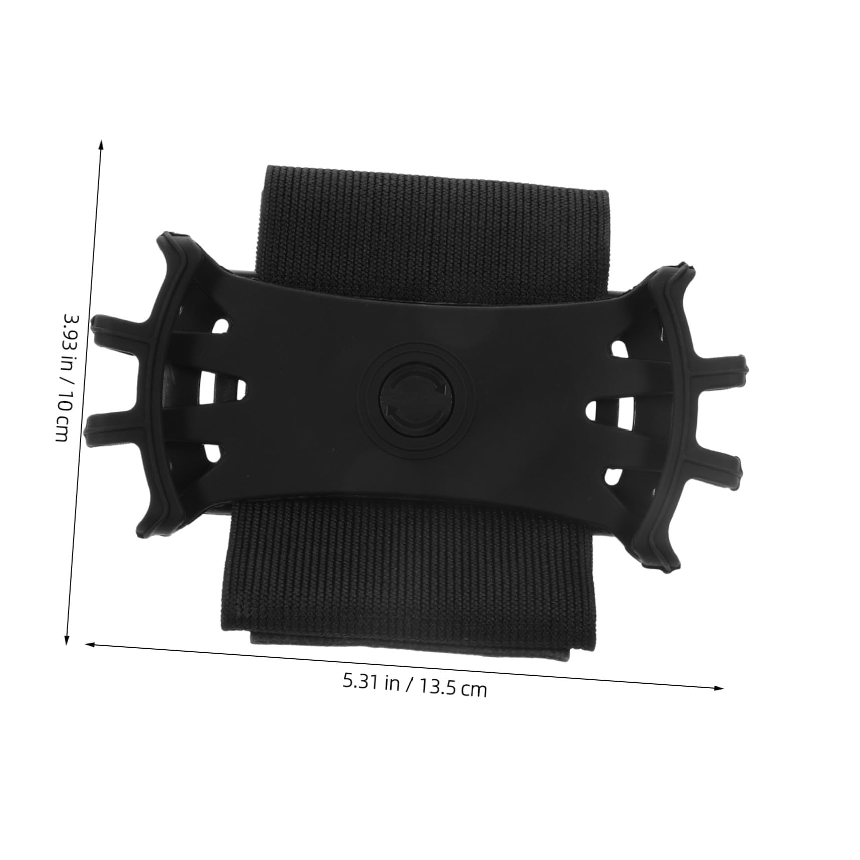 Cabilock 5 Pezzi Braccialetto Del Cellulare Sport Girevole Palestra Presa Braccio Del Telefono Fascia Da Braccio Per Cellulare Regolabile Porta Cellulare Da Polso Addominali Nero