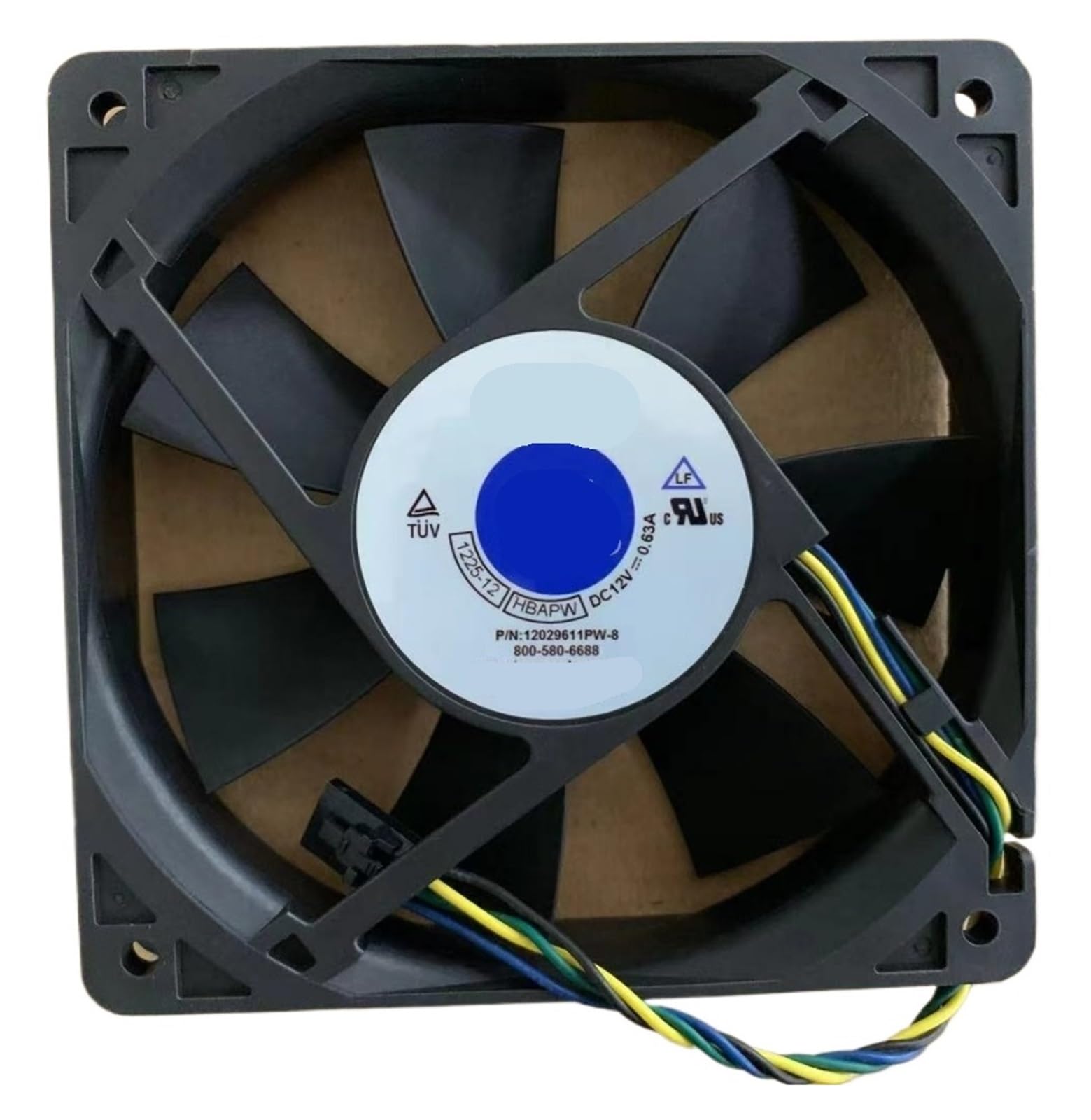 FSBNMNXPQ 1225-12HBAPW 12CM 12025 12V 0.63A 4-wire cooling fan