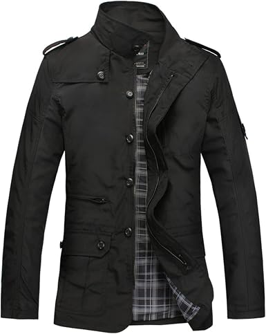 WSLCN Men's Lightweight Military Jacket 