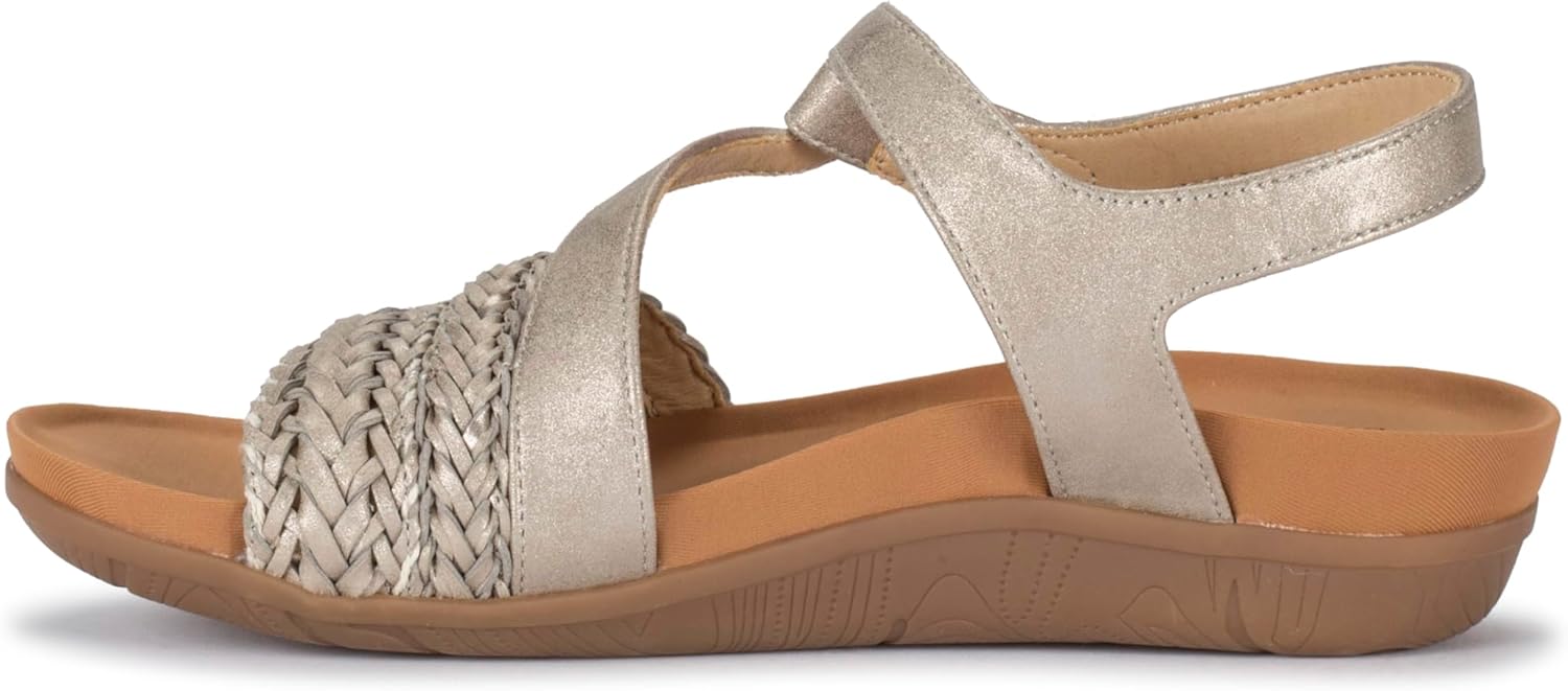 BareTraps JALEN Womens Sandals Champagne Size 8 M - Image 3