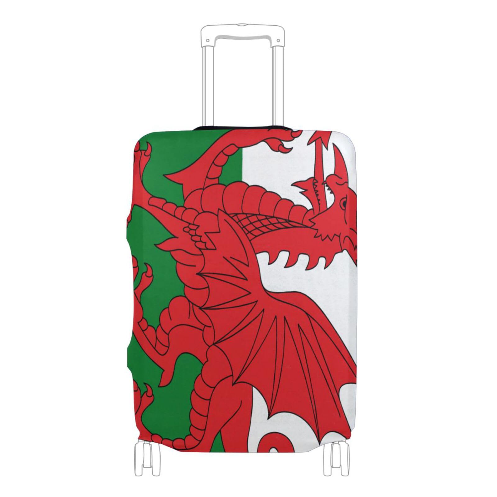 Housse de valise robuste et élastique protection durable motif gallois - 8
