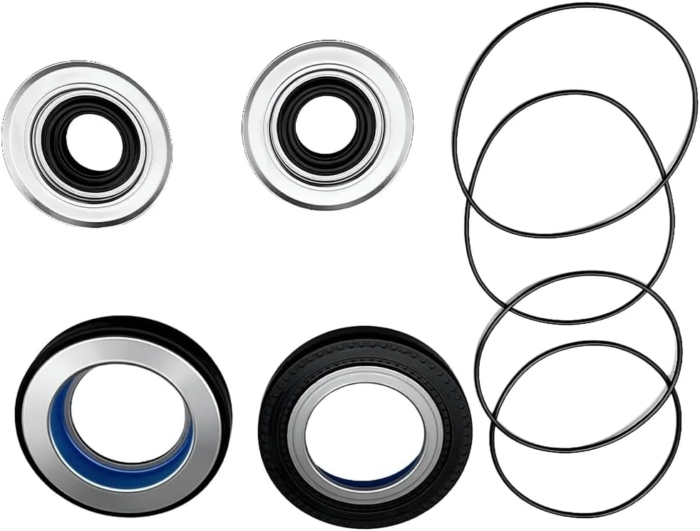 Front Axle Vacuum Knuckle Seal Hub O-Ring Dust Seals Kit Replacement For Ford F250 F350 F450 F550 Super Duty 2005-2019 2017426 2014835 54983