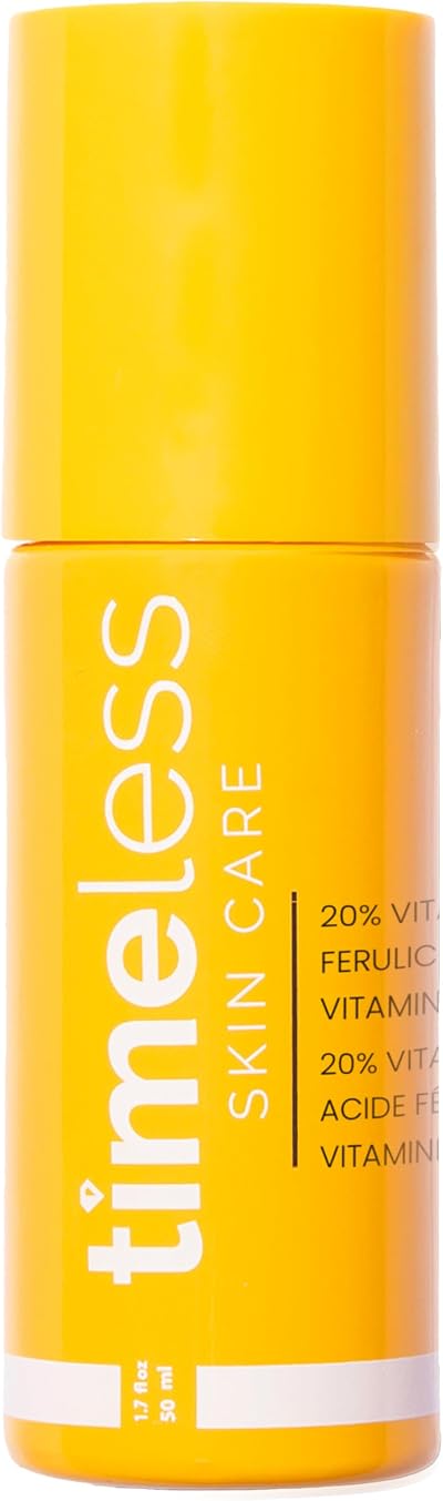 Timeless 20% Vitamin C + E Ferulic Acid Serum, Antioxidant, 50 ml