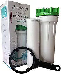 Filtro para Caixa D'água ou cavalete, cisterna e poço artesiano completo