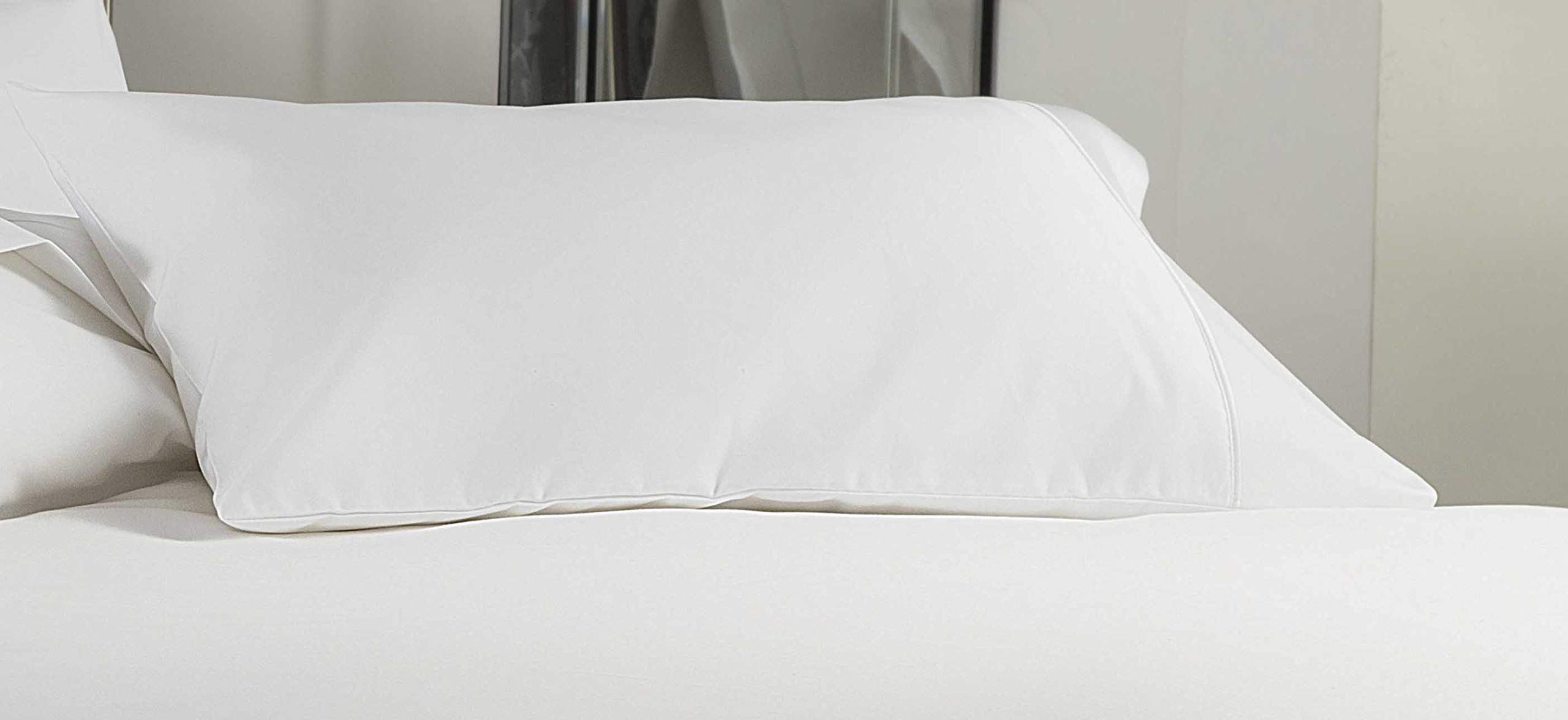 Belledorm 4 PACK Housewife Pillowcases, 1000 Thread Count Cotton Sateen (White)
