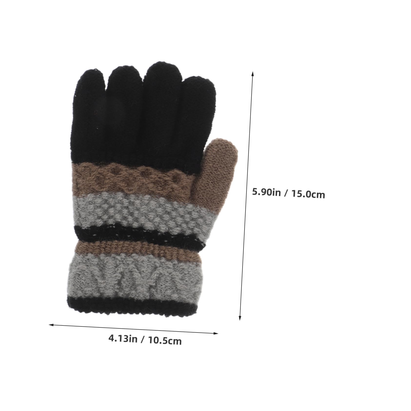 WOFASHPURET Toddler Winter Gloves Knit Boys and Girls Gloves Soft Knitted Mittens for Cold Weather