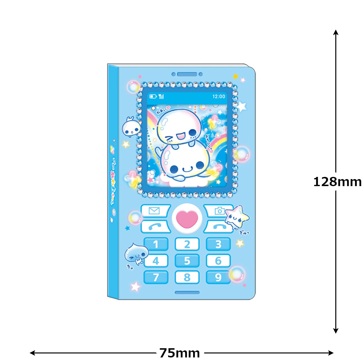 Amazon.co.jp: カミオジャパン メモ ガラケー風窓あきメモ 平成