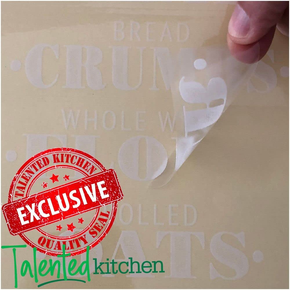 Buy Talented Kitchen 144 White Farmhouse Pantry Labels White Pantry