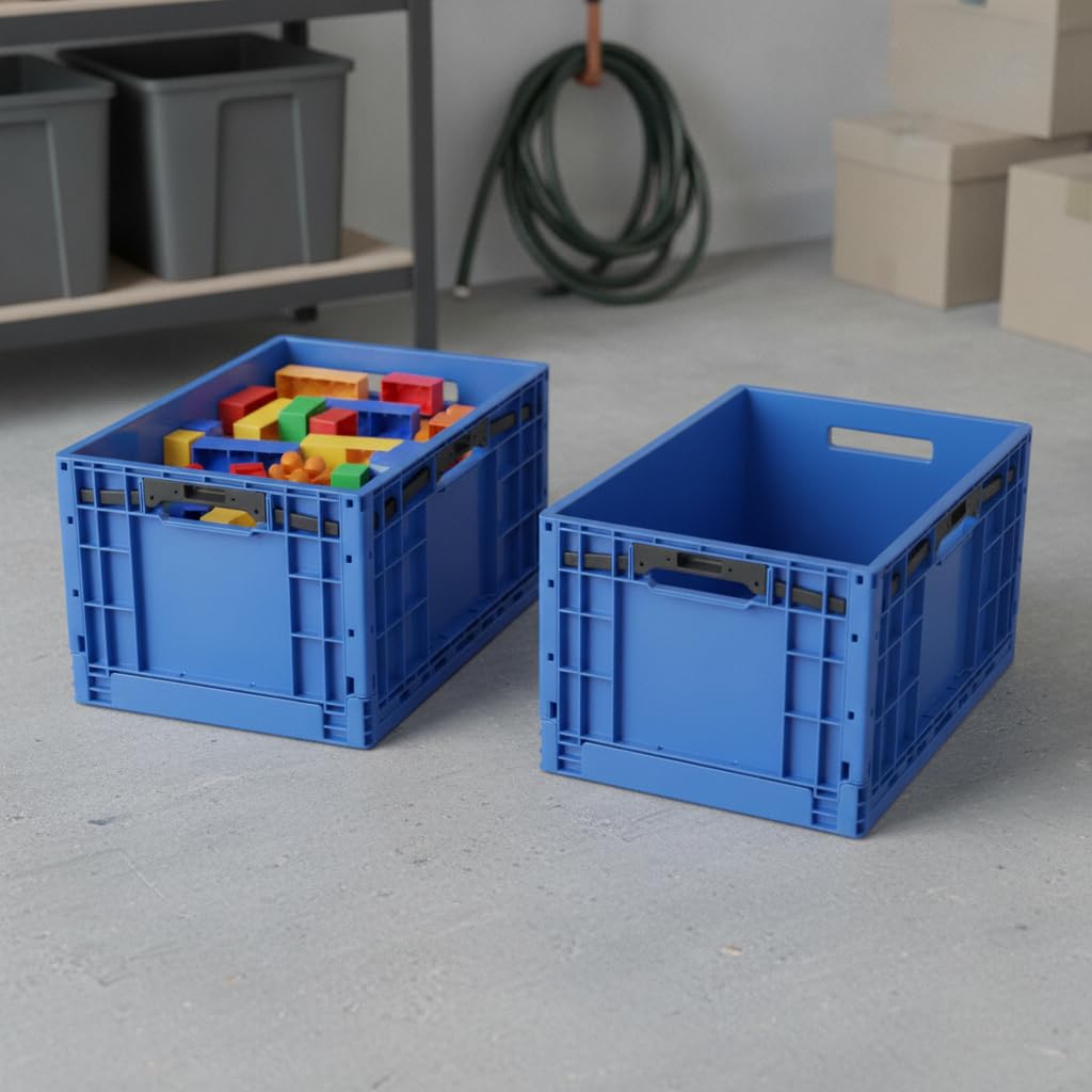 Cassa Pieghevole in Plastica, color to 1, 600 * 400 * 175 mm