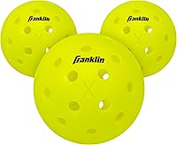 Franklin X-40 Outdoor Pickleballs - Official US Open & USA Pickleball Ball, Durable Regulation Size, 100 Bulk Pack