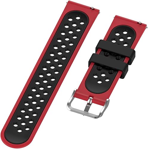 Miniatura 2 de E ECSEM Compatible con correas Mindrose H80 de silicona de dos tonos, transpirable, correa deportiva de repuesto para reloj inteligente Mindrose H80