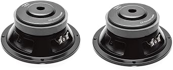 Skar Audio (2) FSX65-4 (2) FSX65-4 300-Watt 6.5-Inch 4 Ohm MID-Range Loudspeakers - 2 Speakers Black