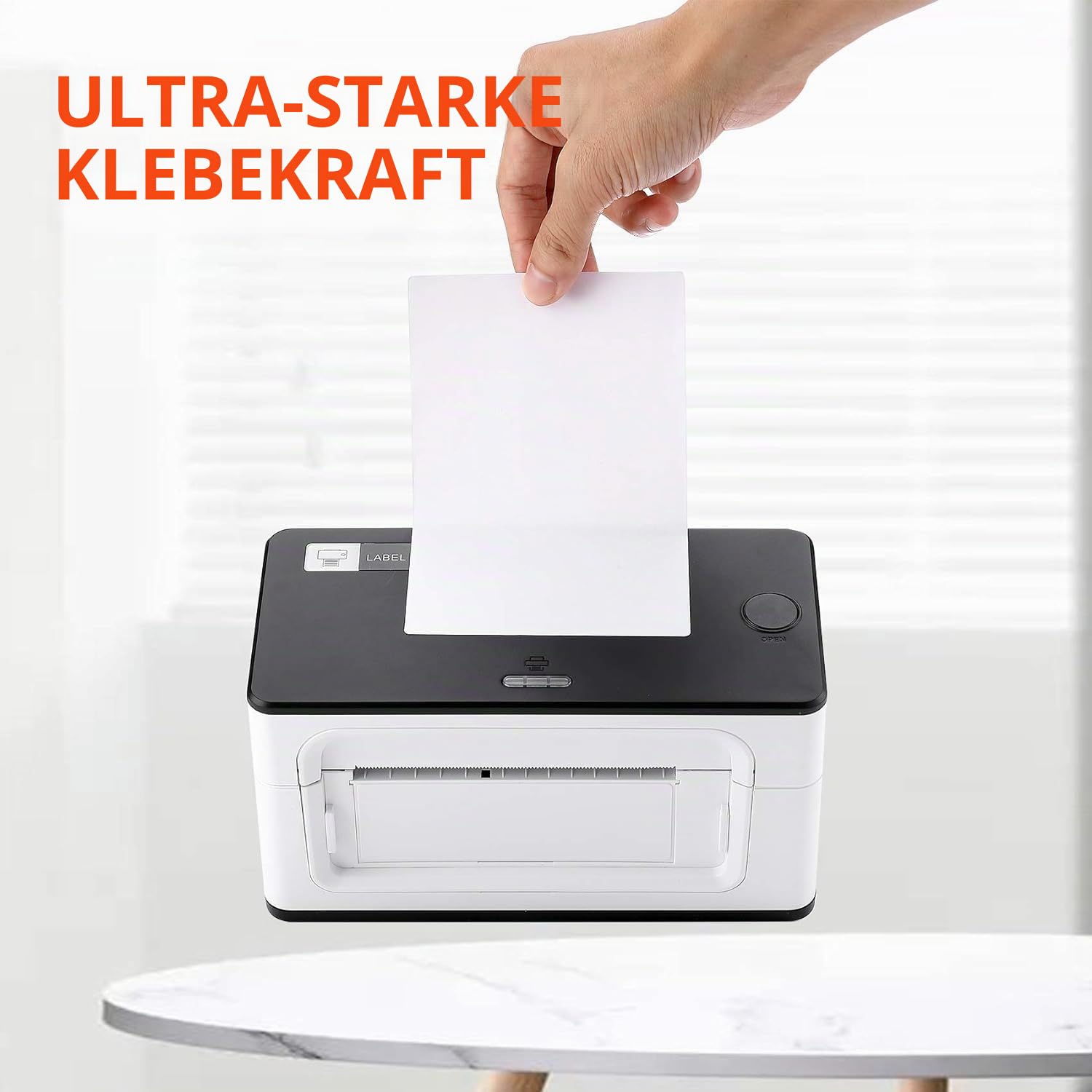 MUNBYN Versandaufkleber 4×6 DHL Etiketten (500 Stück 10.2 x 15.2 cm) Thermopapier Versandetiketten für MUNBYN, Phomemo, Polono Labeldrucker 4XL Wasserfester Etiketten Papier, BPA/BPS-frei
