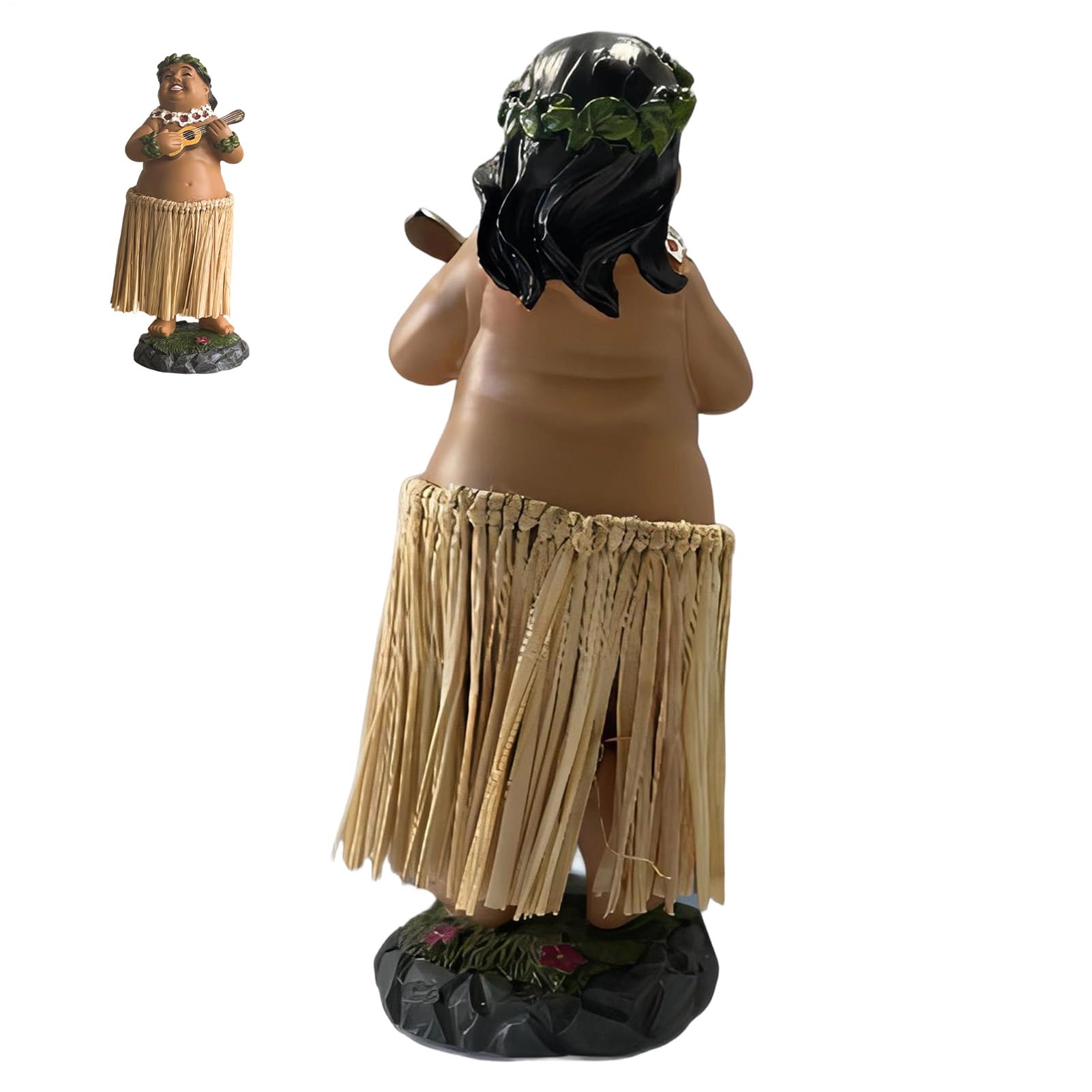 Figurine hawaïenne de voiture pour une décoration de tableau de bord et salon zen